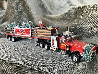 Coca-Cola Matchbox Semi-Truck Xmas Tree Farm Platinum Edition Peterbilt 359 Rare • $325