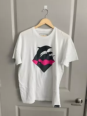 Pink Dolphin White Shirt Size L • $18