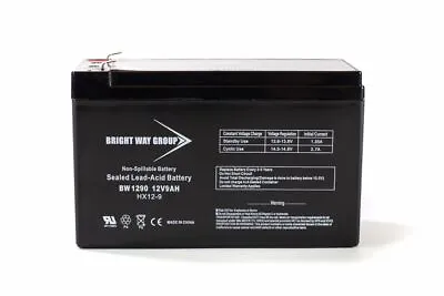 UPG UB1290 Sealed Lead Acid Replacement Battery 12V 9AH F2/T2 • $23.99