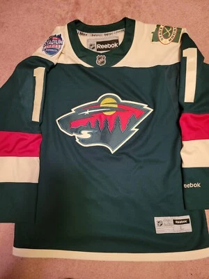 $189.99 • Buy NHL Reebok Minnesota Wild Zach Parise 2016 Stadium Series Hockey Jersey, Size L