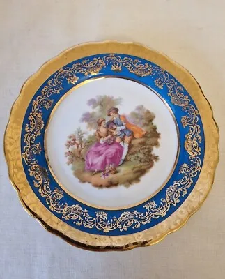 Meissner Limoges France Small Plate - Lovers Scene - Small Dish 5 Inch • £5