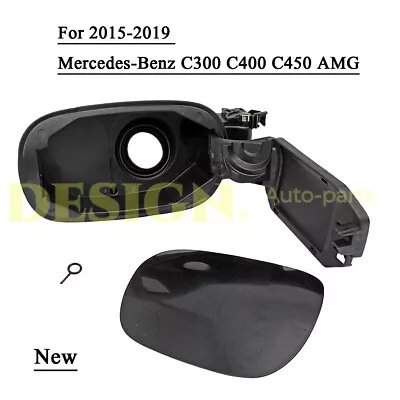 Fit For 15-19 Mercedes-Benz C300 C400 C450 AMG Fuel Filler Door Bracket With Cap • $120.08