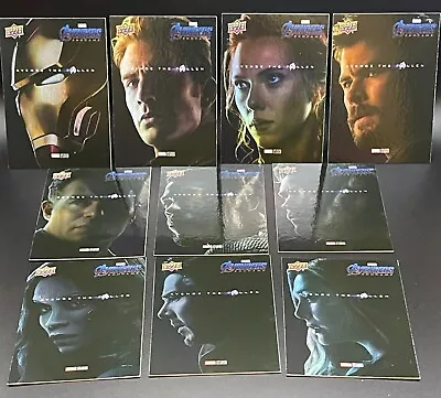 2020 Upper Deck Marvel Avengers Endgame: Avenge The Fallen 10 Cards Complete Set • $24.99