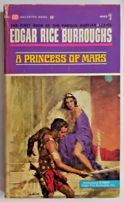 Vintage Edgar Rice Burroughs Paperback -  A Princess Of Mars  • $6
