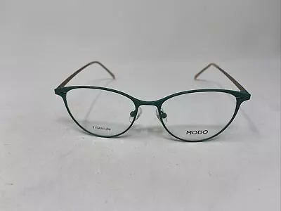 MODO TITANIUM EYEGLASSES FRAME MODEL 4256s EGRN GREEN GOLD 49/15/142 :L37 • $125