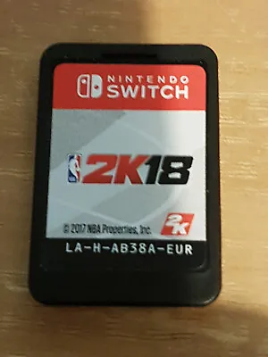 Nba2k18  - Nintendo Switch Game  No Case • $19.99