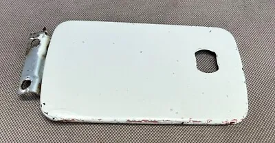 RARE MAZDA ROTARY 1970's RX2 COUPE-SEDAN GENUINE WHITE PETROL-FUEL FLAP DOOR!! • $129.99