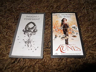 Mortal Instruments City Of Bones Rune Trading Card Insight/Foresight • $2.70