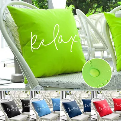 Waterproof Garden Cushion Cover Furniture Cane Cushions Cover Pillow Case 45cm • £6.77