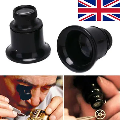 £3.59 • Buy 20X Magnifying Loupe Jewelry Eye Glass Magnifier Jeweler Loop Pocket