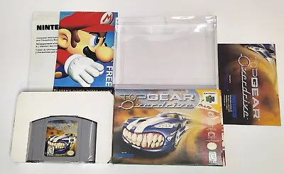 Top Gear Overdrive (Nintendo 64 N64 1998) Game Authentic In Box W/ Poster • $75