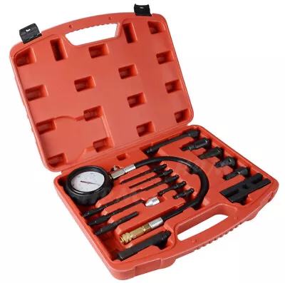 New 17 Pc Diesel Engine Compression Tester Kit Tool Set Automotive Compressor • $39.99