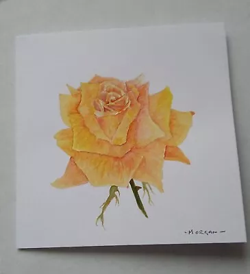  Hand Painted Greeting Card. Of Flowers • £2.50