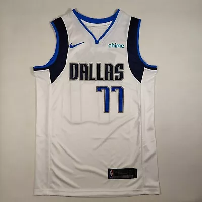 Luka Doncic Embroidery #77 Dallas Mavericks Jersey White NWT • $56.97