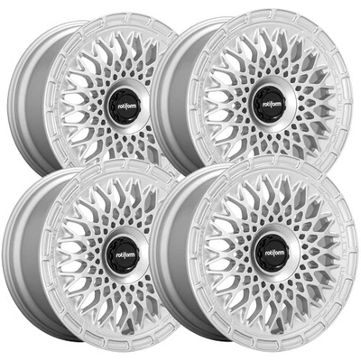 $1371.96 • Buy (Set Of 4) Rotiform R176 LHR-M 19x8.5 5x112 +45mm Silver Wheels Rims 19  Inch