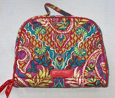 Vera Bradley Floral Tapestry Hanging Organizer Travel Bag Cosmetic Bag Make Up • $24.95