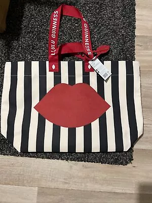 Lulu Guinness For Waitrose Exclusive Shopping Tote Bag • £12