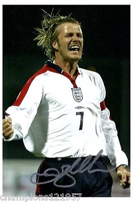 David Beckham + ++Autograph++ ++ENGLAND++ • £2.59