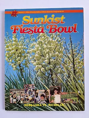 1986 Sunkist Fiesta Bowl Michigan Vs Nebraska • $17.99