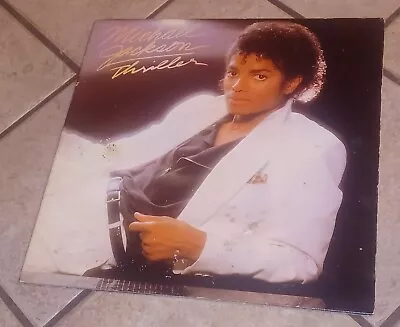 Michael Jackson Thriller 1982 LP QE-38112 Epic Records Beat It Billie Jeat PYT • $10.99