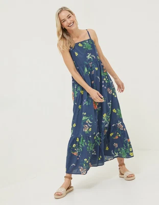 £31.99 • Buy RRP £75 Fat Face National Forest Floral Midi Dress Regular Length