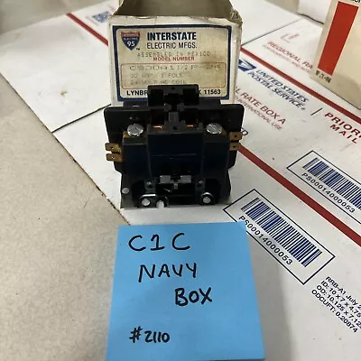 NOS 30A Single Pole Lighting Control Contactor 30 Amp Max 24V Coil ED4U 2110 • $34.99