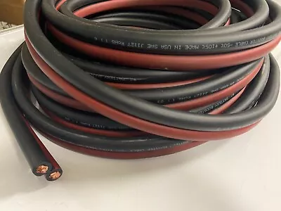 Battery Booster Jumper Cable Twin Wires Flexible Pure Copper 2 Gauge Bonded • $4.50