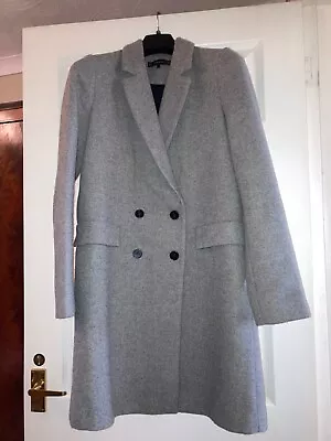 $22 • Buy Zara Grey Coat. Long Line. Good Condition. Size 8 