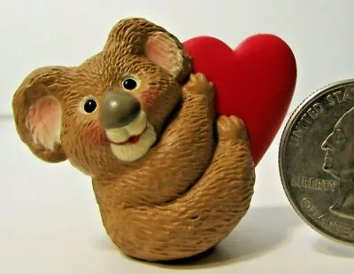 Hallmark Merry Miniature Valentine 1995 KOALA BEAR W Heart • $8.88