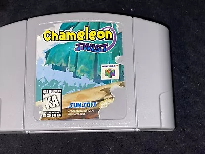 Chameleon Twist (Nintendo 64 1997) Cleaned / Tested / Authentic - N64 • $35.77