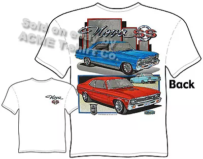 Nova T Shirts 66 67 68 69 70 71 72 Chevy Muscle Car Clothing Sz M L XL 2XL 3XL • $35.01