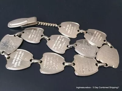 Vintage The 10 Commandments Bookmark Chain Pendant Jewelry Lot Y • $1.99