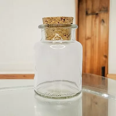 Clear Glass Vintage Bottle With A Cork Made In R.O.C. • $9.99