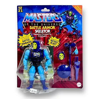 Masters Of The Universe Battle Armor Skeletor Action Figure Brand New Sealed • $11.99
