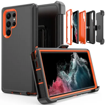 For Samsung Galaxy S23/S24 Plus/S24 Ultra Shockproof Rugged Case Cover+Belt Clip • $8.56