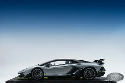 1/18 MR COLLECTION Lamborghini Aventador SVJ Grigio Nimbus Full Gray Custom  • $745