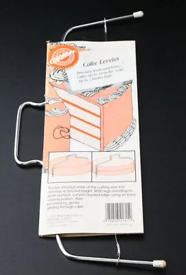 Unused Vintage Wilton 10  Wire Cake Leveler Cutter Quality Classic 1991 Nos  • £14.45