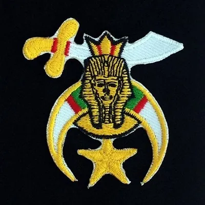Masonic Shriner Embroidered Emblem Patch (2 ) SH-4 • $2.50