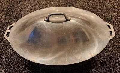 $36 • Buy PERFECTION Vintage Cookware - Large Roaster - Cast Aluminum Roasting Pot W/ Lid