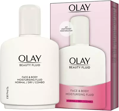 Olay Beauty Fluid Face And Body Moisturiser With Glycerin 200 Ml • £8.99