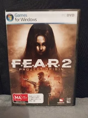 Fear 2 Project Origin - PC DVD WINDOWS 2 X DISCS - Manual Included • $10