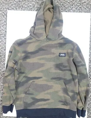 Vans Off The Wall Mounted Camo Hoodie Pullover Boys Youth Medium YM • £9.65