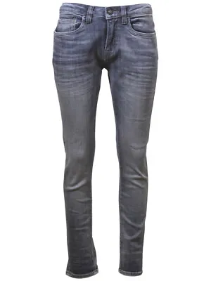 Buffalo David Bitton Men's Skinny Max Jeans Stretch Whiskered/Contrasted Indigo • $79.95