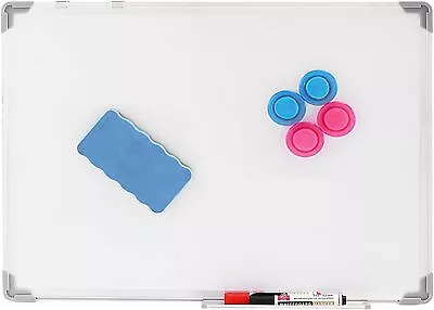 VIROSA Magnetic White Board Includes Pen With Eraser And Magnets • £9.99
