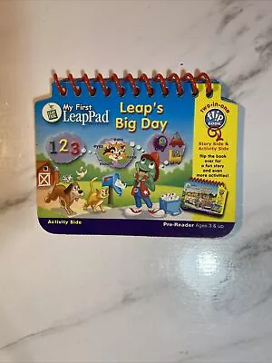 My First LeapPad  Learning Systems Replacement Book Only LEAPS BIG DAY • $6.99