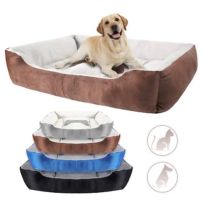 Orthopedic Pet Calming Bed Soft Warm Cat Dog Nest House Small Large Washable Mat • $32.98