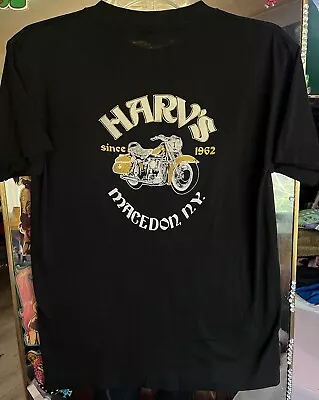 1987 Harley Davidson Harvs 25th Anniversary  Graphic T Shirt Large VTG • $99