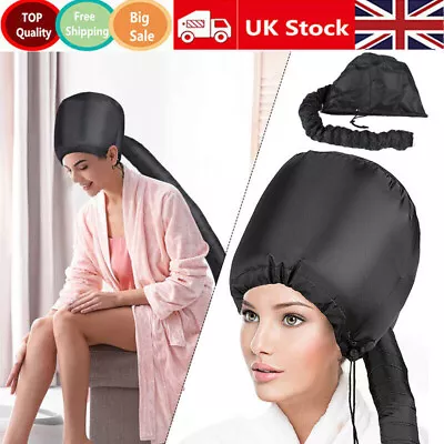 Hair Drying Salon Cap Blow Dryer Bonnet Hood Hat Attachment Hairdressing Accesso • £6.98