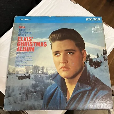 Elvis Presley - Elvis' Christmas Album - 1959 - Vinyl Record LPM-1951  • $12