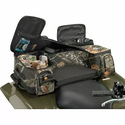 Universal ATV Rear Rack Seat Soft Storage Cargo Bag Mossy Oak Breakup Moose • $159.95